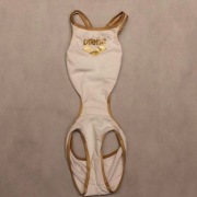 KOSTIUM KĄPIELOWY DAMSKI ARENA BIGLOGO BIAŁY 128/134