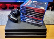 PlayStation 4 Pro 1 TB + 9 gier 