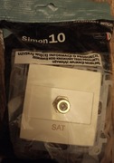 Simon10 gniazdo tv sat poj.