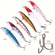 6  sztuk  woblerów   spiningowych - nie  uzywane