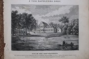 Szczorsy - 1878r. - Pałac, z teki N.Ordy, drzeworyt