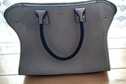 Duża torebka  damska typu  shopperka  szara Puccini  Okazja 
