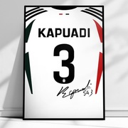 Plakat na ścianę A3 w ramce Kapuadi Legia Warszawa 24/25