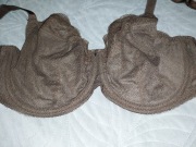 M&S czekoladowy stanik balkonetka biustonosz plus size 100H Nowy