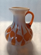 Murano,piękny, ciężki wazon z uchem.