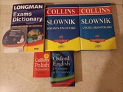 Słowniki angielsko-angielskie,  polsko-angielskie i angielsko-polskie