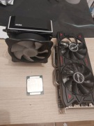 Radeon RX580 boosted + Intel Xeon E2630 v3 + Chłodzenie CPU SAMA