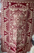 Dywan, makatka, kilim wełna PRL 