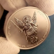 ARCHANIOŁ MICHAŁ 2018, UNC, UNCIJA SREBRA 1 OZ AG 999,9 (Limitowany Nakład)
