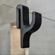 Wieszak na szybę prysznica 8mm HACZYK na ręcznik