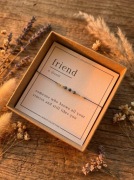 Ręcznie robiona bransoletka na sznurku lapis lazuli i kamień księżycowy