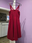 Czerwona sukienka Vissavi 34 elegancka asymetryczna S