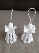 ANIOŁKI SZYDEŁKOWE RĘCZNIE ROBIONE 2 szt (5)