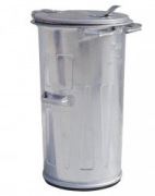 Kubeł, pojemnik na śmieci ocynkowany 110 l