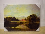 John Constable - ,,Hall's Manor” ,1809 , reprodukcja .
