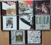 8x CD LED ZEPPELIN I, II, III, IV, Coda, Presence IDEALNY STAN 