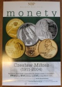Czesław Miłosz ( 1911 - 2004 ) - PLAKAT NBP