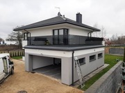 BALUSTRADA SZKLANA W PROFILU ALUMINIOWYM U