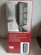 Szafka łazienkowa ze szklanymy drzwiczkami 30x20x69 kasztan wenge