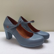 Buty Art Harlem 40 skórzane niebieske szary błękit