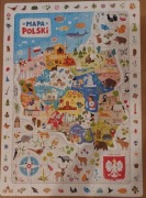 Obserwacyjne puzzle CzuCzu Mapa Polski 