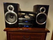 Zestaw stereo Denon DRA-F107 oraz głośniki  Wharfedale Diamond 10.2. 