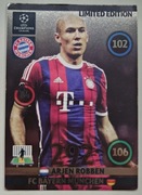 PANINI UEFA CHAMPIONS LEAGUE 2014-2015 ARJEN ROBBEN LIMITED EDITION
