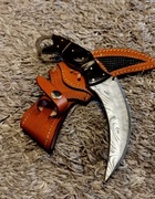 Nóż, Karambit Damast 3 /Rog/28CM 