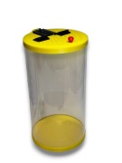 Terrarium Tuba ŻÓŁTE Wentylacja dla Modliszka, pająk, patyczak, straszyk