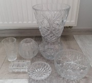 Zestaw kryształów z PRL-u normalne ślady uzytk. 