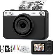 Aparat fotograficzny dla dzieci natychmiastowych wydruków aparat 1080P
