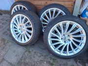 Felgi aluminiowe Tomason TN16 5x108 18" z oponami Continental 245/45/18