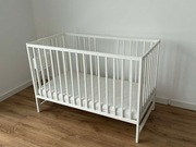 Łóżeczko dziecięce z materacem hilding dobranocka bardzo dobry stan