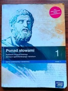 Podręcznik do języka polskiego do liceum i technikum. Ponad słowami 1 cz. 1