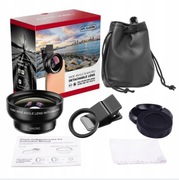 APEXEL Zestaw 2w1 Obiektyw do telefonu szerokokątny + makro