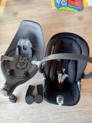 Fotelik Cybex Cloud T Plus i-Size + baza obrotowa ISOFix + adaptery