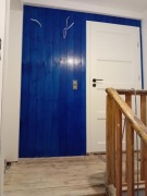 Lakierobejca do drewna niebieska