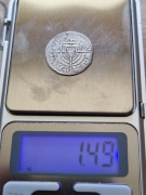 Moneta srebro Zakon Krzyżacki mały orzeł PawełVonRussdorf 1422-1441 szeląg 