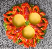 Świecznik na 3 świeczki kraby