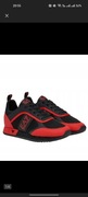 EMPORIO ARMANI CZARNO CZERWONE MĘSKIE SPORTOWE BUTY LOGO 42 2/3 14AD