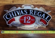 Chivas Regal żeliwny znak szyld tabliczka