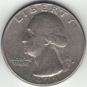 USA quarter dollar 25 centów 1978 D - nr 1
