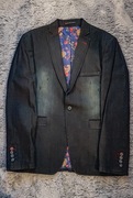 Marynarka męska sportowo-elegancka Szachownica rozm. 50 Slim Fit