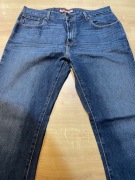 Jeansy męskie granatowe Tommy Hilfiger Bootcut W34/L32 100% bawełna