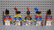 Lego Pirates Imperial Soldiers figurki Imperialni żołnierze gubernator