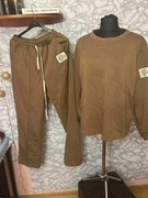 Dresy damskie beżowe brązowe biust 120 uniwersalne