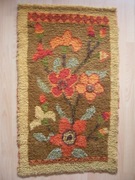 Makata, kilim na ścianę - motyw kwiatowy