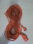 Przedłużacz kabel ogrodowy pomarańczowy 20 metrów 230V 
