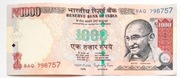 Banknot 1000 Rupii Indie 2015 P.107 