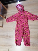 Kombinezon przeciwdeszczowy dla dziewczynki cienki 